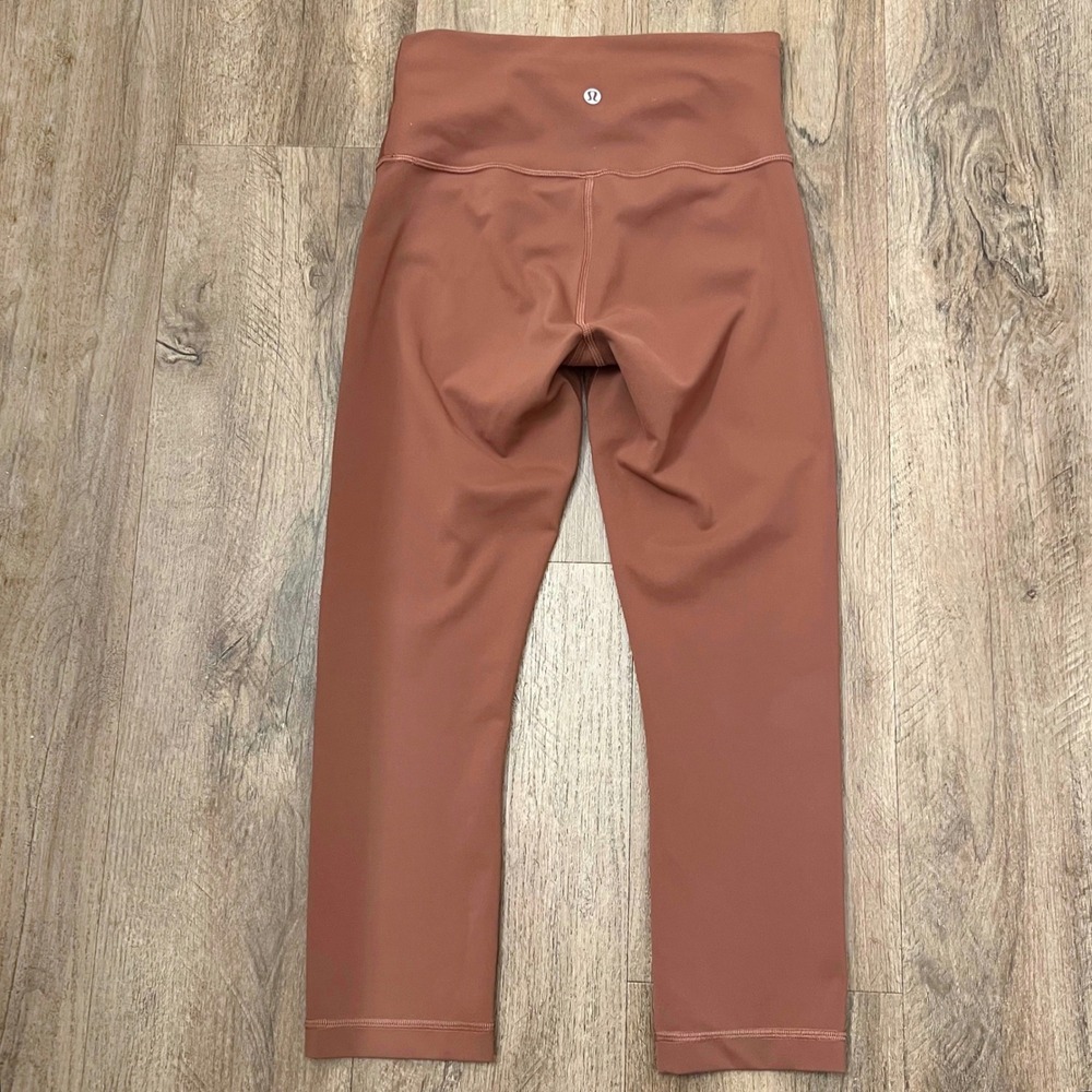 Lululemon Wunder Train High-Rise‎ Crop21" Ancient Copper Size 6 - Picture 2 of 11